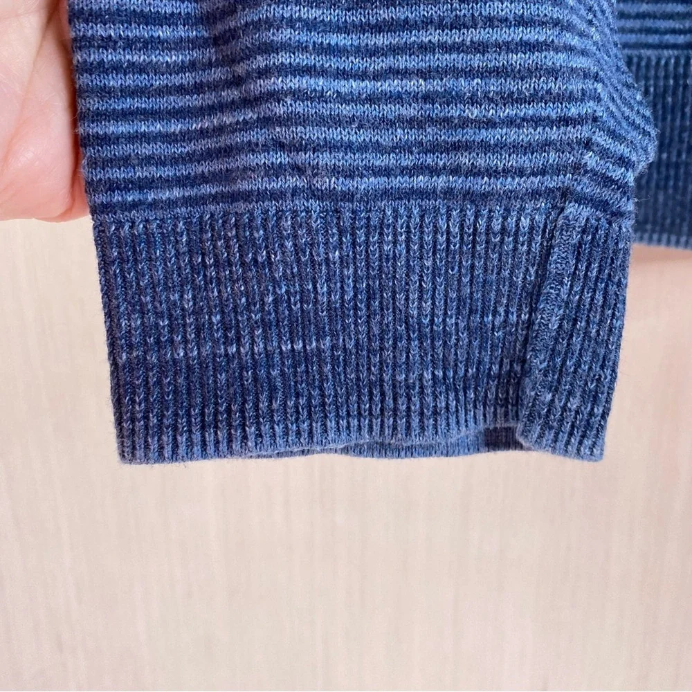 Jos. A. Bank Men’s 1905 Crewneck Raglan Sleeve Sweater Blue Stripe Size XXL